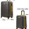 2'li Valiz Seti Büyük Boy - Kabin Boy Antrasit 1168