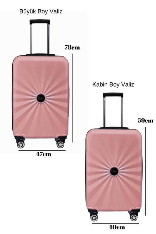 2-li-valiz-seti-polikarbon-buyuk-boy-kabin-boy-valiz-rose-1809-122149 2'li Valiz Seti Polikarbon Büyük Boy – Kabin Boy Valiz Rose 1809