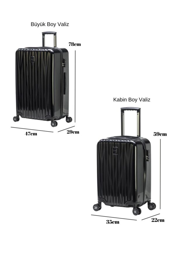 2-li-valiz-seti-polikarbon-buyuk-boy-kabin-boy-valiz-siyah-1815-122496 2'li Valiz Seti Polikarbon Büyük Boy – Kabin Boy Valiz Siyah 1815