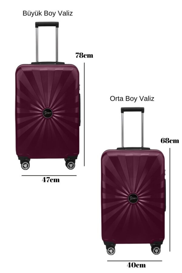 2-li-valiz-seti-polikarbon-buyuk-boy-orta-boy-valiz-bordo-1809-122181 2'li Valiz Seti Polikarbon Büyük Boy – Orta Boy Valiz Bordo 1809
