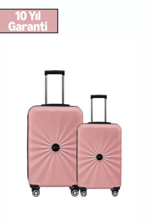 2-li-valiz-seti-polikarbon-orta-boy-kabin-boy-valiz-rose-1809-127871 2'li Valiz Seti Polikarbon Orta Boy - Kabin Boy Valiz Rose 1809