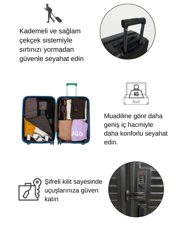2-li-valiz-seti-polikarbon-orta-boy-kabin-boy-valiz-siyah-1819-128314 2'li Valiz Seti Polikarbon Orta Boy - Kabin Boy Valiz Siyah 1819
