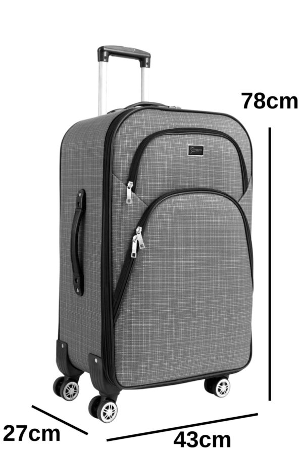 buyuk-boy-4-teker-kumas-valiz-gri-1081-137998 Büyük Boy 4 Teker Kumaş Valiz Gri 1081