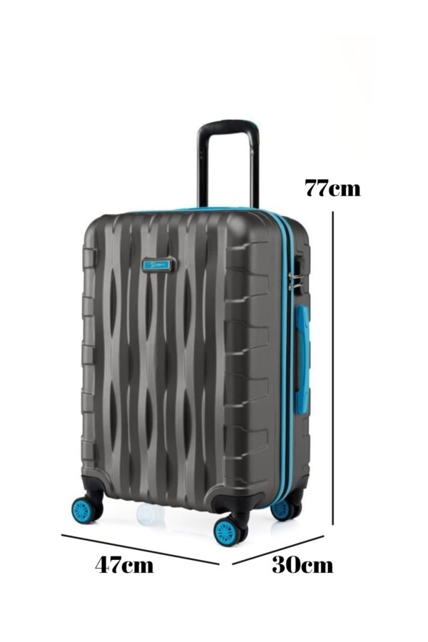 Büyük Boy Valiz 4x2 Teker Antrasit 1167