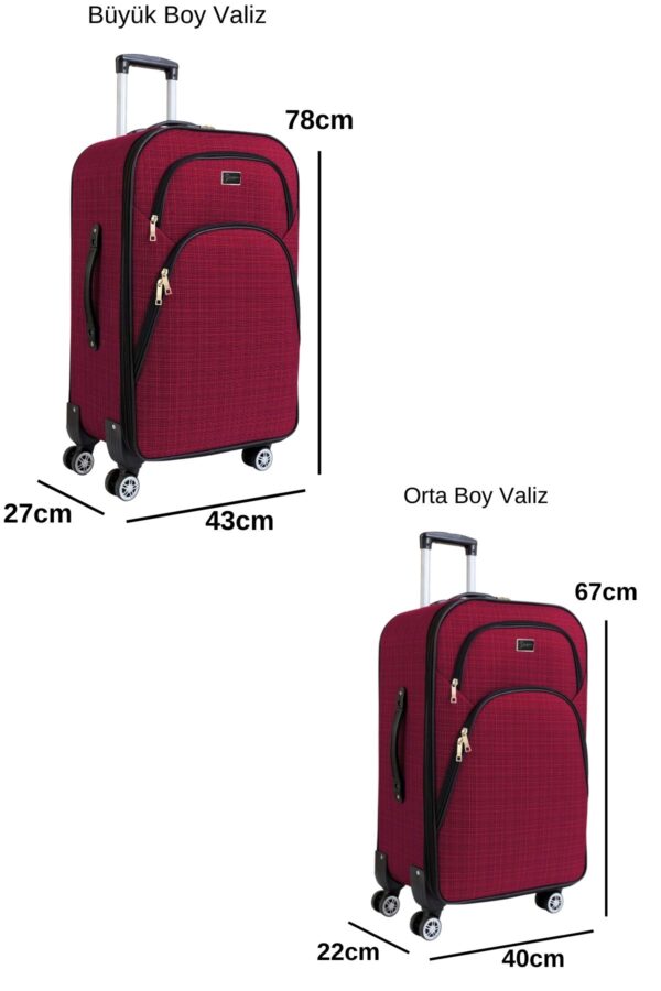 buyuk-ve-orta-boy-valiz-seti-4-teker-kumas-valiz-bordo-1081-137866 Büyük ve Orta Boy Valiz Seti 4 Teker Kumaş Valiz Bordo 1081