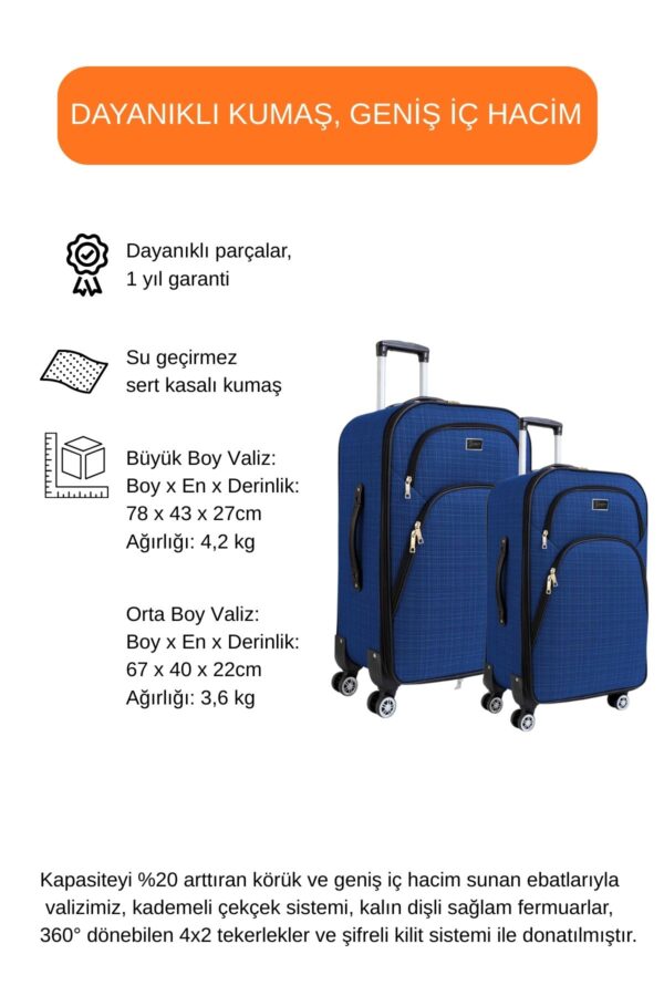 buyuk-ve-orta-boy-valiz-seti-4-teker-kumas-valiz-saks-mavi-1081-138441 Büyük ve Orta Boy Valiz Seti 4 Teker Kumaş Valiz Saks Mavi 1081