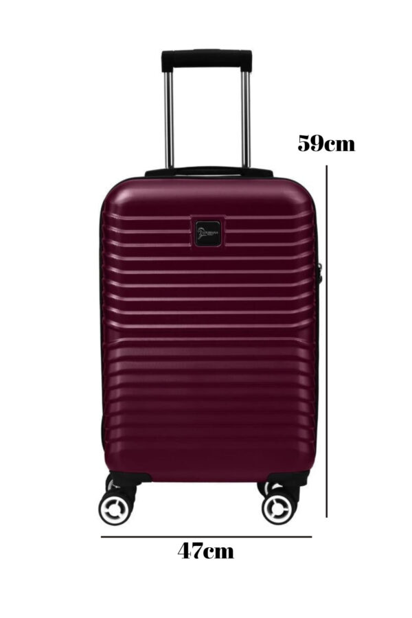 Kabin Boy %100 Polikarbon Valiz Bordo 1811
