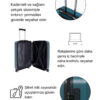 1088 kabin kopyası (1200 x 1800 piksel) kopyası (Instagram Gö Kabin Boy %100 Polikarbon Valiz Petrol 1808