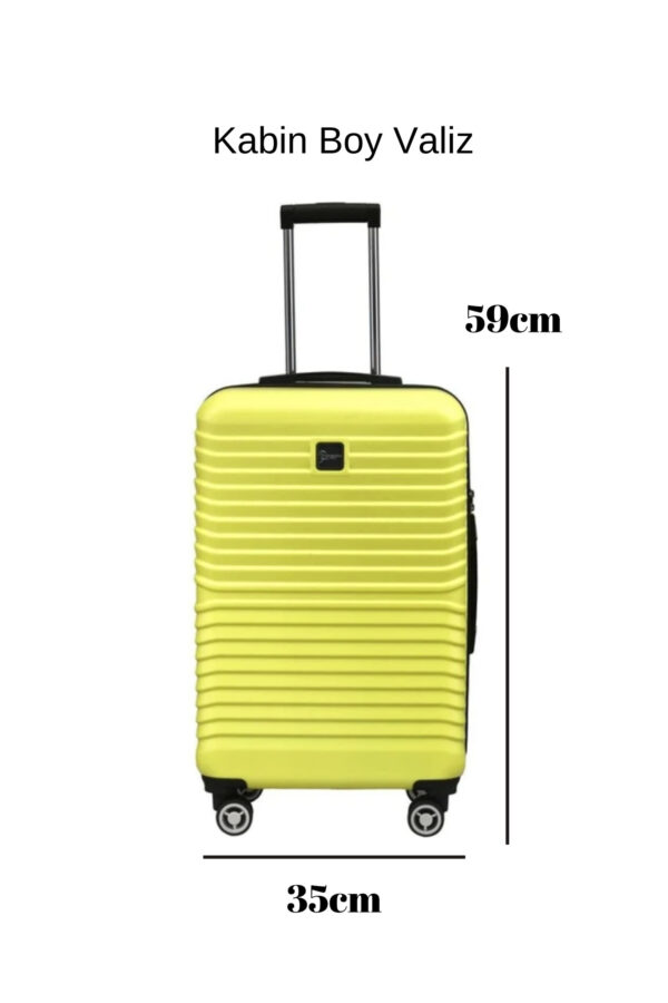 kabin-boy-100-polikarbon-valiz-sari-1811-123240 Kabin Boy %100 Polikarbon Valiz Sarı 1811