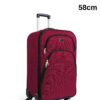 Kabin Boy 4 Teker Kumaş Valiz Bordo 1081