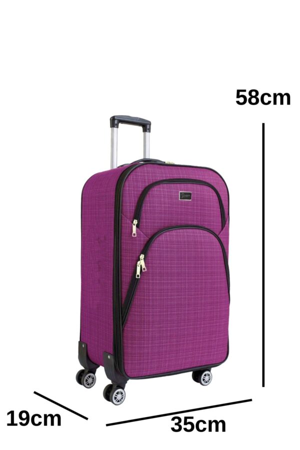 kabin-boy-4-teker-kumas-valiz-pembe-1081-138393 Kabin Boy 4 Teker Kumaş Valiz Pembe 1081