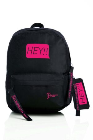 laptop-bolmeli-okul-cantasi-hey-siyah-pembe-1525-73741 Laptop Bölmeli Okul Çantası Hey!!! Siyah Pembe 1525