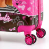 Lisanlı Barbie Policarbon Çocuk Valizi Pembe 2991