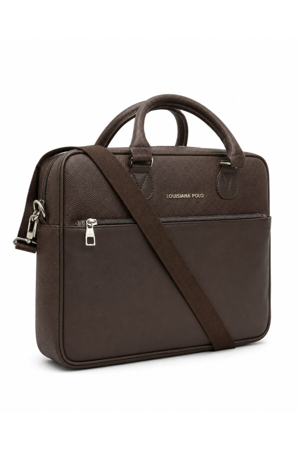 louisiana-polo-cift-bolmeli-evrak-cantasi-kahve-1712-141152 Louisiana Polo Kahve Erkek Çift Bölmeli Laptop ve Evrak Çantası Omuz Askılı İş Çantası 1712