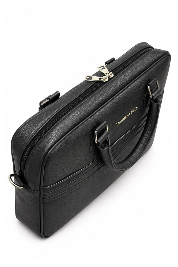 louisiana-polo-evrak-cantasi-siyah-1711-141172 Louisiana Polo Siyah Erkek Laptop ve Evrak Çantası Omuz Askılı İş Çantası 1711