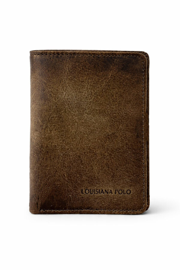 Louisiana Polo Hakiki Deri Erkek Cüzdan Grazy Kahve 1755