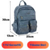 matilda-kadin-sirt-canta-mavi-1026-116246 Bolsas Kadın Sırt Çanta Mavi 1026