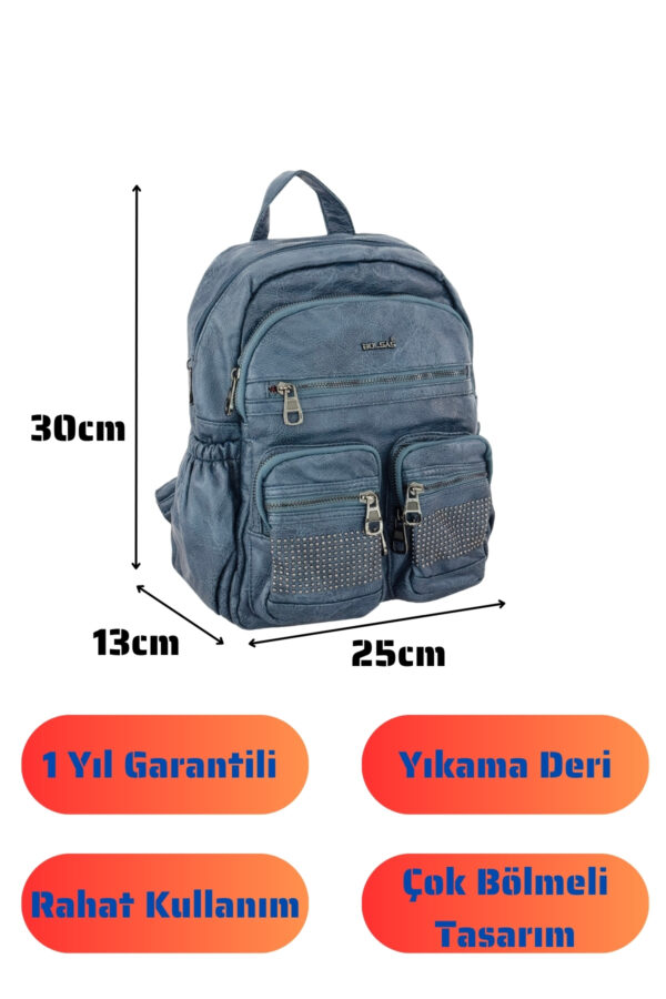 matilda-kadin-sirt-canta-mavi-1026-116246 Bolsas Kadın Sırt Çanta Mavi 1026
