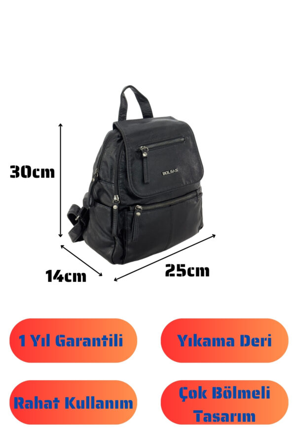 matilda-kadin-sirt-canta-siyah-1040-116497 Bolsas Kadın Sırt Çanta Siyah 1040