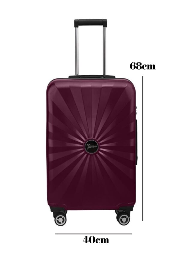 orta-boy-100-polikarbon-valiz-4x2-teker-bordo-1809-122116 Orta Boy %100 Polikarbon Valiz 4x2 Teker Bordo 1809