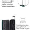 orta-boy-100-polikarbon-valiz-4x2-teker-petrol-1809-122099 Orta Boy %100 Polikarbon Valiz 4x2 Teker Petrol 1809