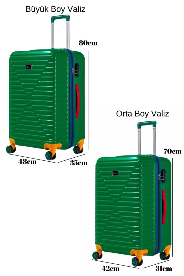 buyuk-ve-orta-boy-2-li-valiz-seti-100-polikarbon-valiz-4x2-teker-yesil-1088-119604 Büyük Ve Orta Boy 2'li Valiz Seti %100 Polikarbon Valiz 4x2 Teker Yeşil 1088