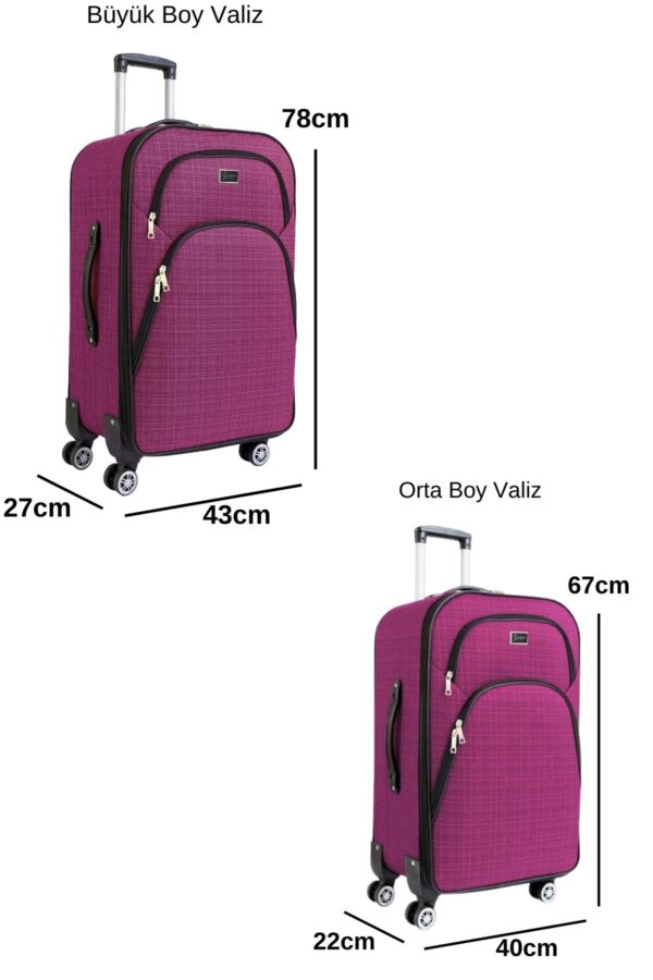 buyuk-ve-orta-boy-valiz-seti-4-teker-kumas-valiz-pembe-1081-138345 Büyük ve Orta Boy Valiz Seti 4 Teker Kumaş Valiz Pembe 1081