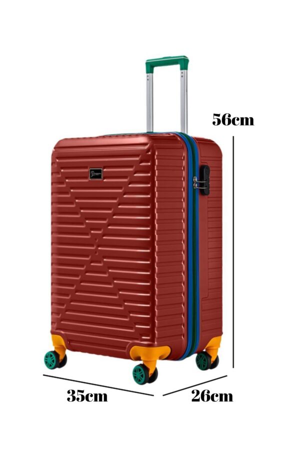 kabin-boy-100-polikarbon-valiz-4x2-teker-bordo-1088-119701 Kabin Boy %100 Polikarbon Valiz 4x2 Teker Bordo 1088