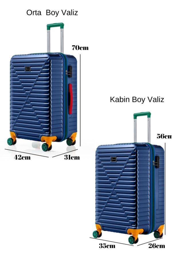 orta-ve-kabin-boy-2-li-valiz-seti-100-polikarbon-valiz-4x2-teker-lacivert-1088-119674 Orta Ve Kabin Boy 2'li Valiz Seti %100 Polikarbon Valiz 4x2 Teker Lacivert 1088