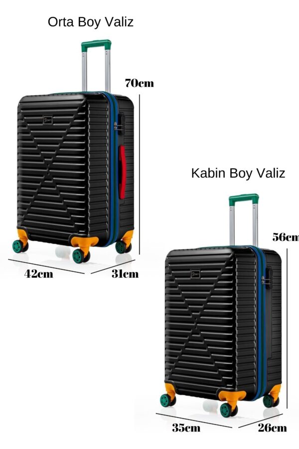 orta-ve-kabin-boy-2-li-valiz-seti-100-polikarbon-valiz-4x2-teker-siyah-1088-119684 Orta Ve Kabin Boy 2'li Valiz Seti %100 Polikarbon Valiz 4x2 Teker Siyah 1088