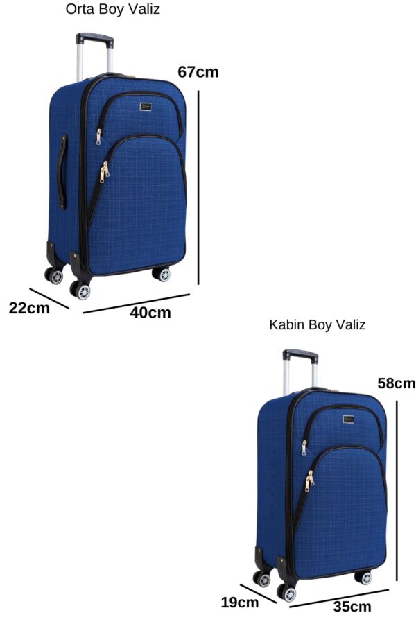 orta-ve-kabin-boy-valiz-seti-4-teker-kumas-valiz-saks-mavi-1081-138427 Orta ve Kabin Boy Valiz Seti 4 Teker Kumaş Valiz Saks Mavi 1081