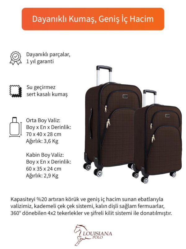 orta-ve-kabin-boy-valiz-seti-4-teker-kumas-valiz-kahve-1081-99476 Orta ve Kabin Boy Valiz Seti 4 Teker Kumaş Valiz Kahve 1081